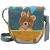 Variation Bleu, orange, marron du produit Sac bandoulière enfant Les Copains d'abord Ours de la marque L'oiseau bateau