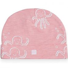 Bonnet en coton Octopus pieuvre rose (6-12 mois)  par Jollein