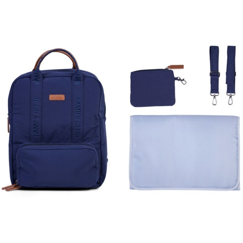 Sac à dos à langer Family club Signature Urban Bleu Childhome Produit 2