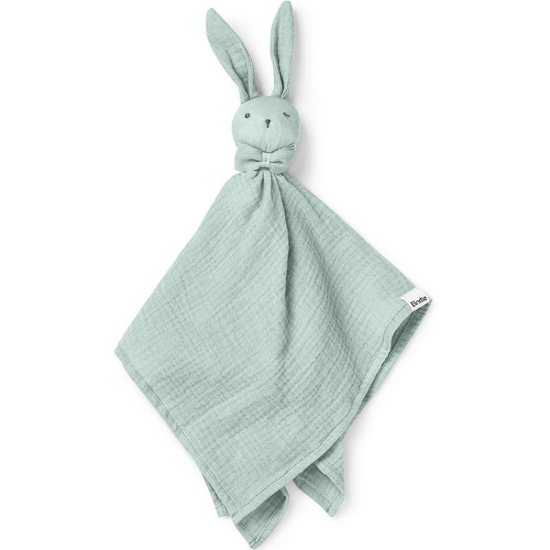 Doudou plat lapin bleu Malte Elodie Details