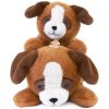 Peluche LES P'TITS RELAX Chien marron (22 cm) Histoire d'Ours Produit 4
