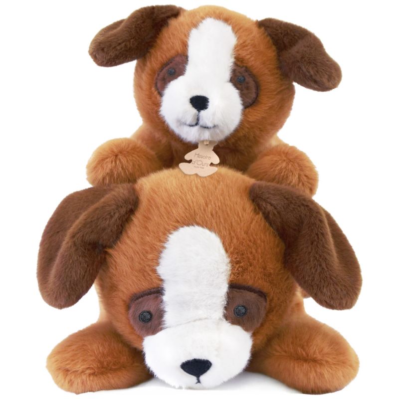 Peluche LES P'TITS RELAX Chien marron (22 cm) Histoire d'Ours Produit 4