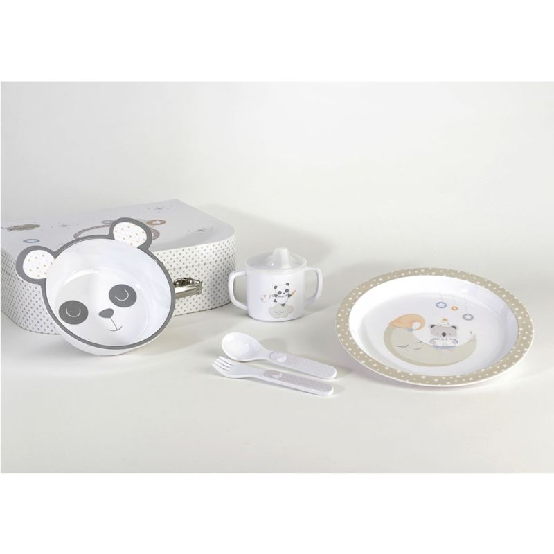 Coffret repas Panda (5 pièces) Amadeus Les Petits