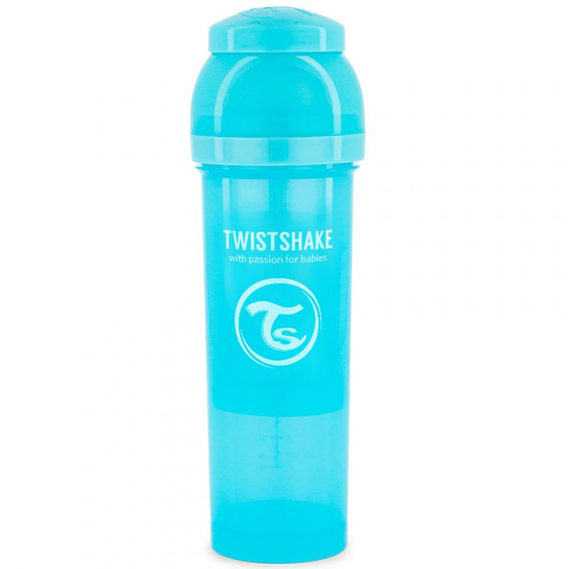 Biberon anti-colique bleu pastel (330 ml) Twistshake