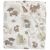 Variation Blanc, gris, vert du produit Drap housse en jersey Barn Buddies (70 x 140 cm) de la marque Jollein