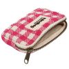 Porte-monnaie Lili Vichy Rose Hindbag Produit ouvert 4