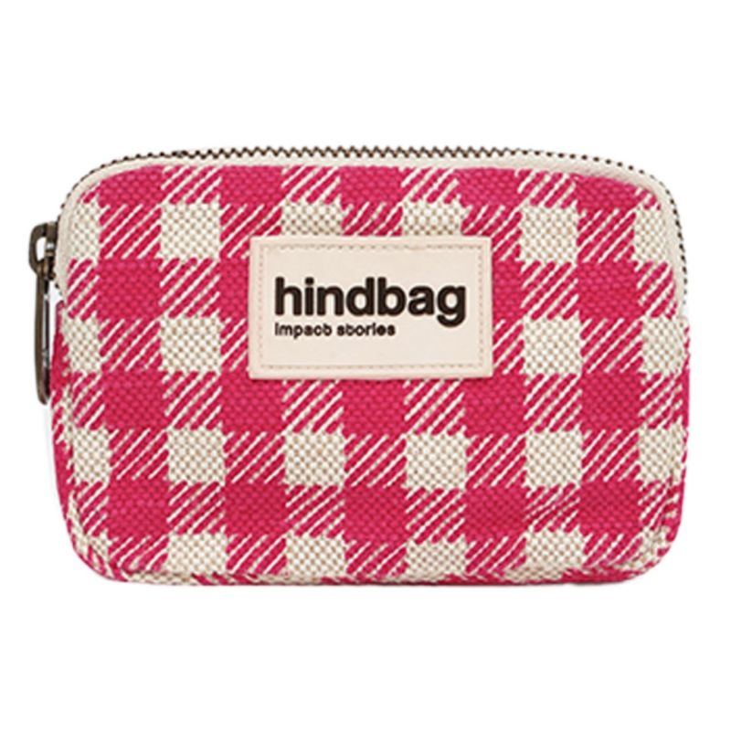Porte-monnaie Lili Vichy Rose Hindbag Produit 1