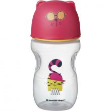 Tasse à bec en silicone Soft Sippee Transition rose (300 ml)  par Tommee Tippee
