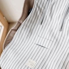 Assise Poussette Botton Rayures