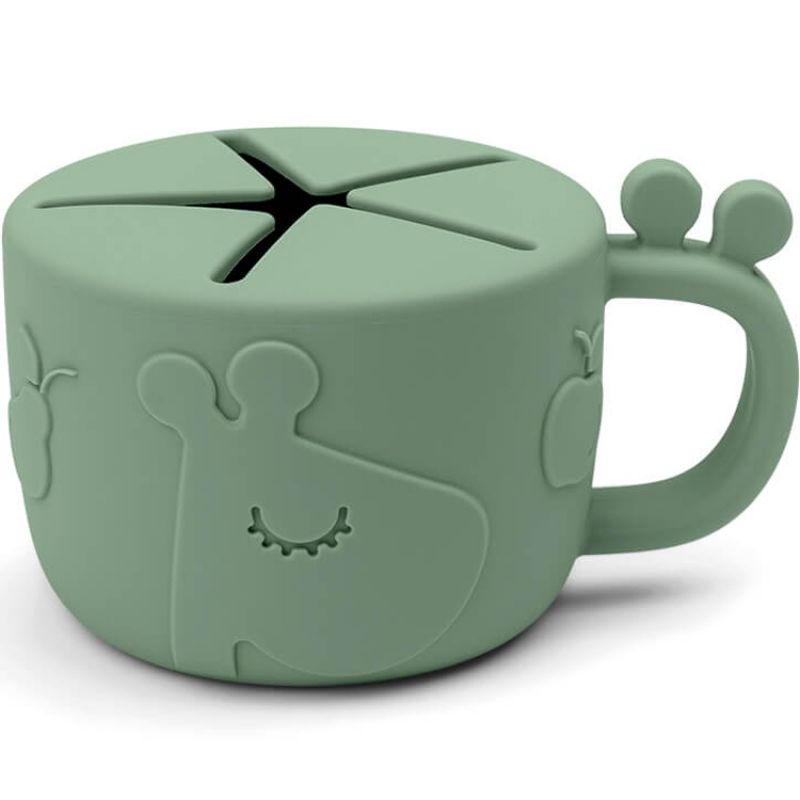 Tasse à goûter Peekaboo Raffi Vert Done by Deer