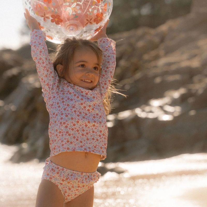 Culotte de bain à volants Sunny Flowers Multi-colour (1-2 ans) Little Dutch Ambiance 2