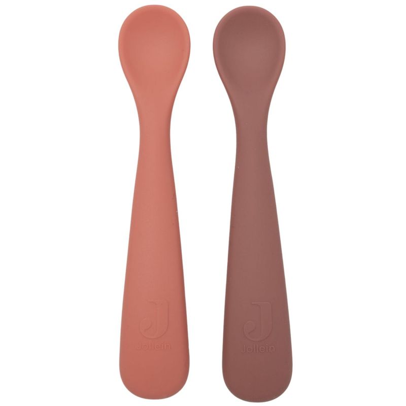 Lot de 2 cuillères en silicone Blush Shades Jollein Produit 1