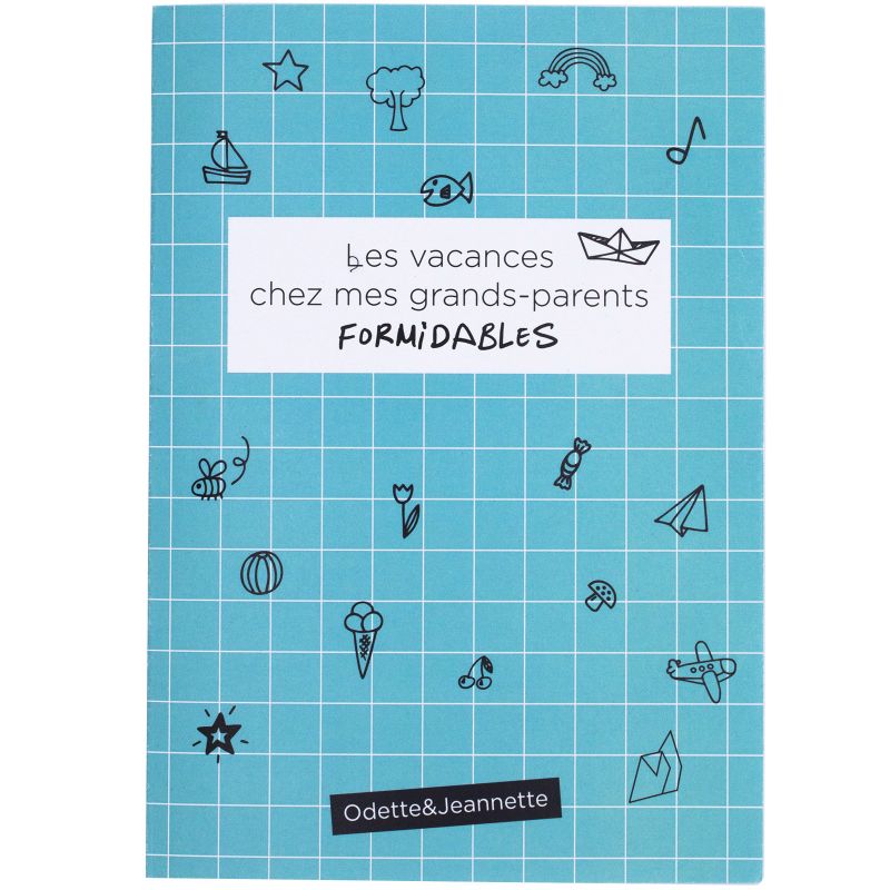 Carnet de souvenirs Vacances chez mes grands-parents formidables Odette & Jeannette