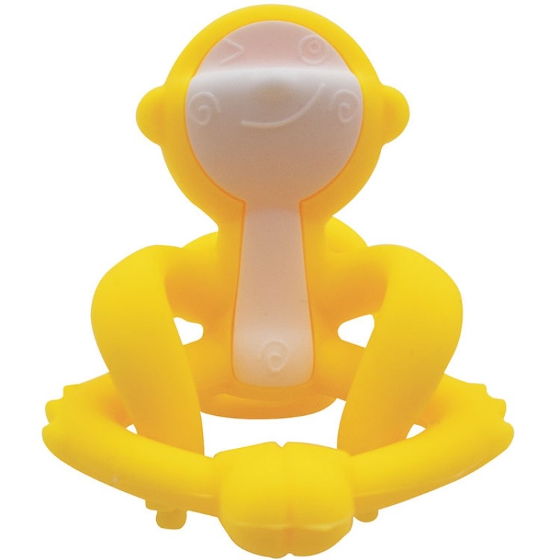 Jouet de dentition Singe câlin jaune Baby to Love