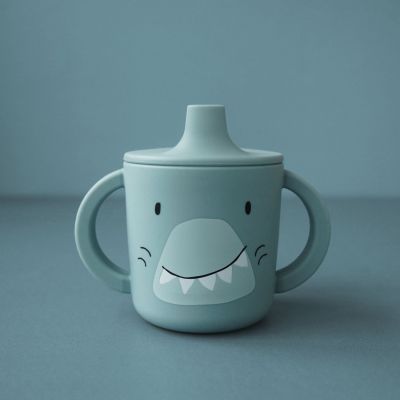 Tasse d'apprentissage en silicone Mr. Shark