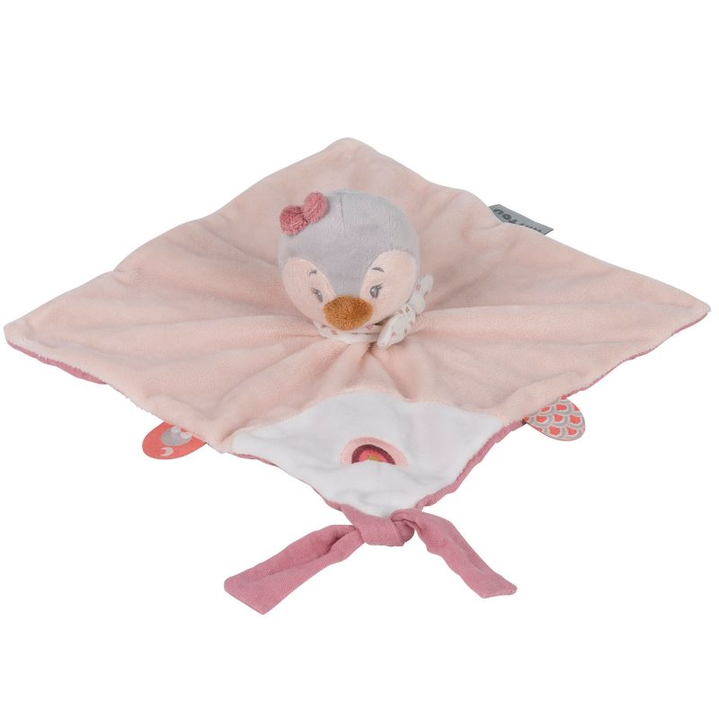 Mini doudou attache sucette Sasha le pingouin Nattou
