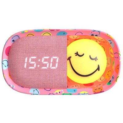 Réveil 2 en 1 Dreamy Smiley World Pink