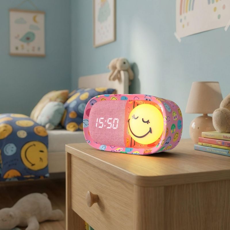 Réveil 2 en 1 Dreamy Smiley World Pink MOB Ambiance 4