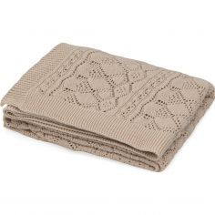 Couverture bébé en tricot Pointelle Hazel - Cam Cam Copenhagen