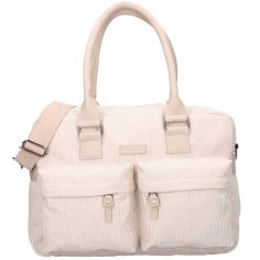 Sac à langer en velours côtelé sable