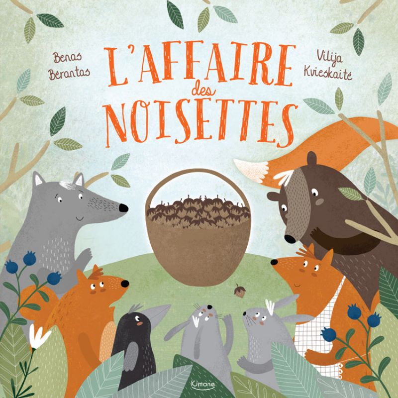 Livre L'affaire des noisettes Editions Kimane