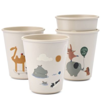 Lot de 4 gobelets Lana Around the world - Reconditionné Liewood