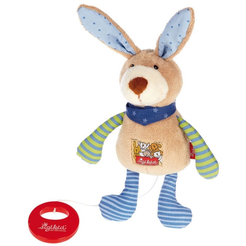 Peluche musicale lapin (22 cm) Sigikid