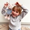 Lapin Lucas (15 cm assis) Orange Toys Ambiance 2