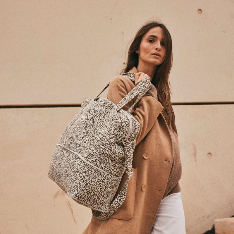 Sac à langer 24-48h Léopard beige BEBEL Ambiance 5