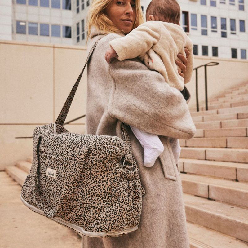 Sac à langer 24-48h Léopard beige BEBEL Ambiance 6