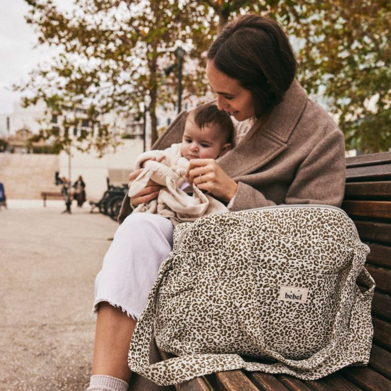 Sac à langer 24-48h Léopard beige BEBEL Ambiance 8