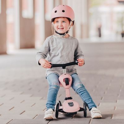Porteur évolutif en trottinette Highwaykick 1 Rose