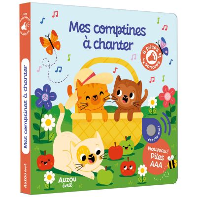 Livre Mes premiers sonores Mes comptines à chanter Auzou Editions