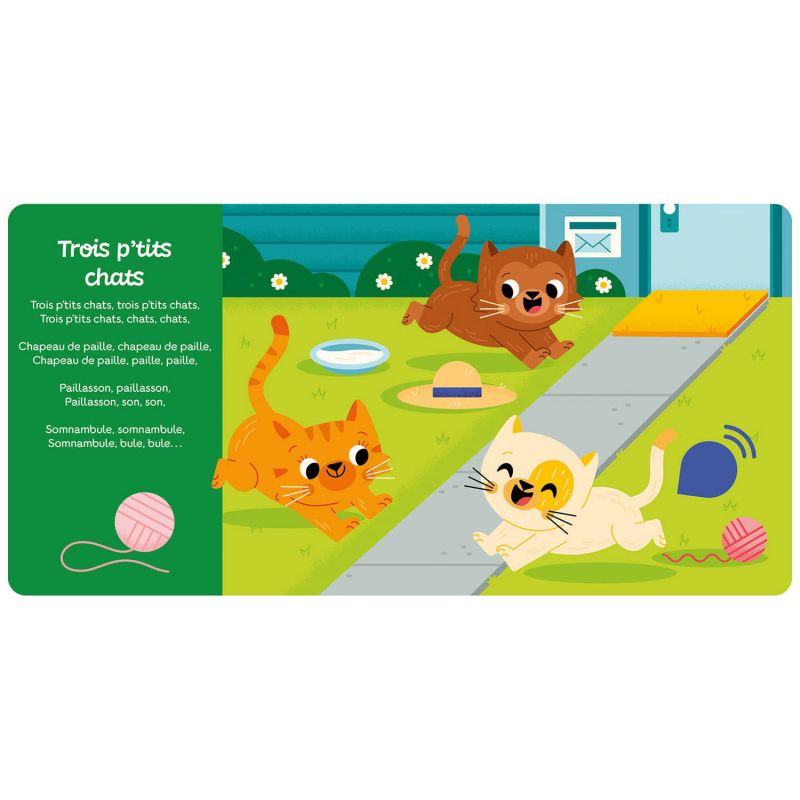 Livre Mes premiers sonores Mes comptines à chanter Auzou Editions Produit ouvert 3