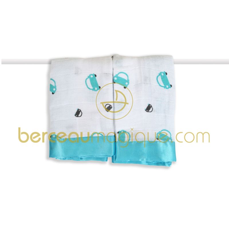 Lot de 2 doudous langes Voiture (40 x 40 cm) aden + anais