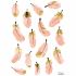 Stickers muraux plumes roses Flamingo by Lucie Bellion - Lilipinso
