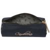 Trousse 1 compartiment Navy Gold Leopard Caméléon Produit ouvert 3