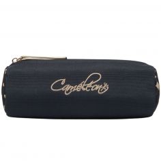 Trousse 1 compartiment Navy Gold Leopard - Caméléon