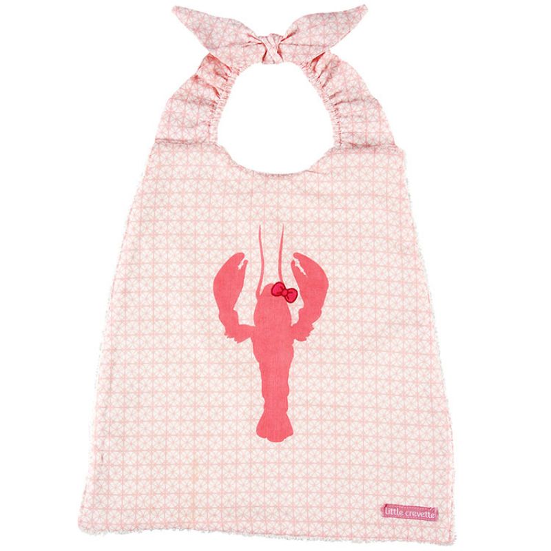 Bavoir élastiqué Homard Coquette Little Crevette