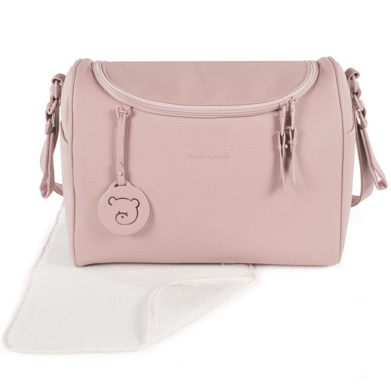 Sac à langer à bandoulière Yummi rose Pasito a pasito