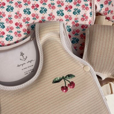 Gilet de natation scintillant Hollis Rose Stripe (1-2 ans)