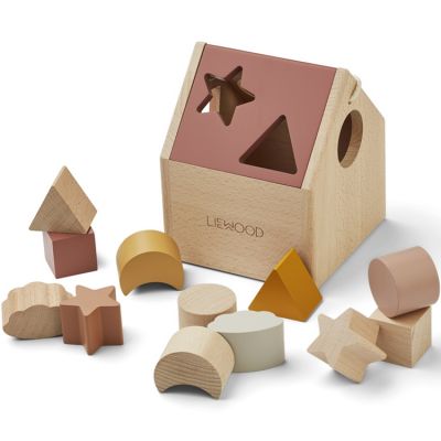 Maison à formes Ludwig Rose multi mix  par Liewood