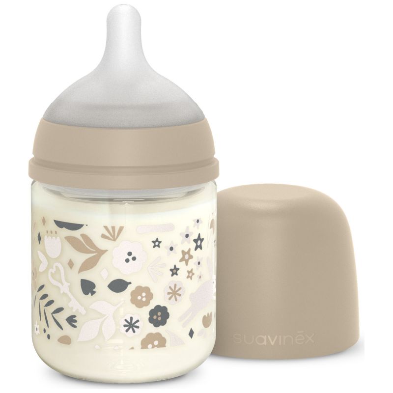 Biberon en verre tétine SXPro S Wonderland Beige (120Ml) Suavinex Produit 3