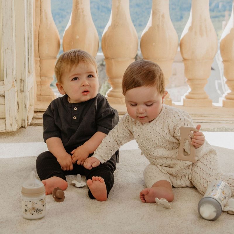 Biberon en verre tétine SXPro S Wonderland Beige (120Ml) Suavinex Ambiance 4