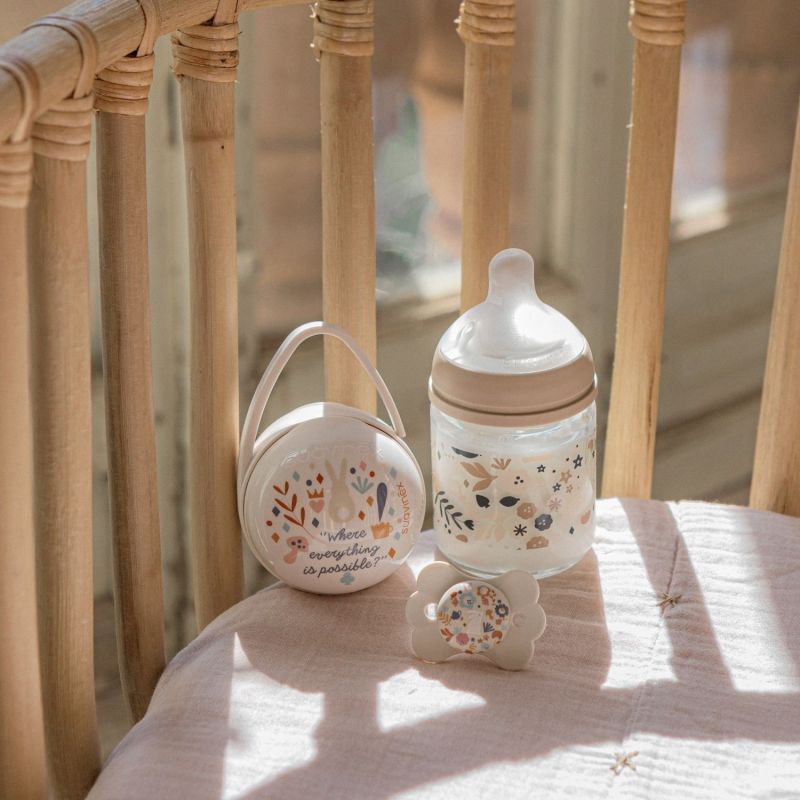 Biberon en verre tétine SXPro S Wonderland Beige (120Ml) Suavinex Ambiance 7