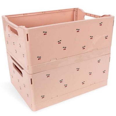 Lot de 2 boîtes de rangement Cherry