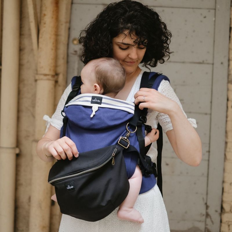 Porte bébé Néo+ Marin préformé by Néobulle V2 NéoBulle Ambiance 2