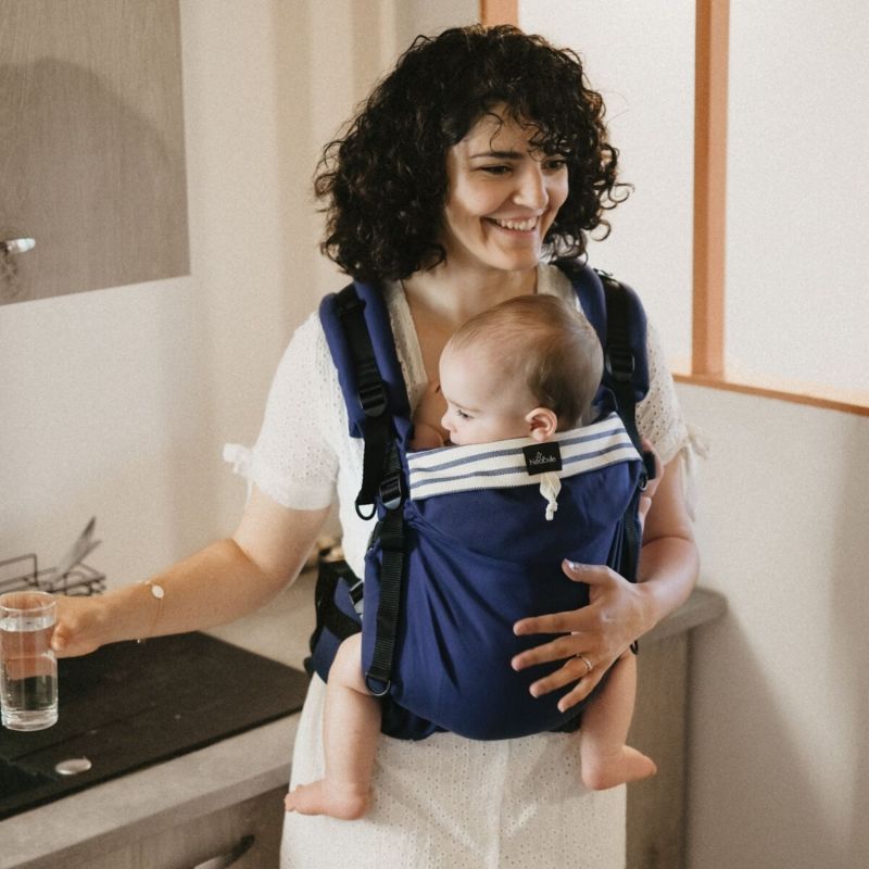 Porte bébé Néo+ Marin préformé by Néobulle V2 NéoBulle Ambiance 3