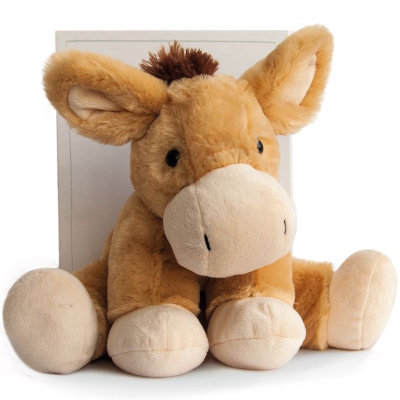 Peluche cheval beige La ferme (25 cm) Histoire d'Ours