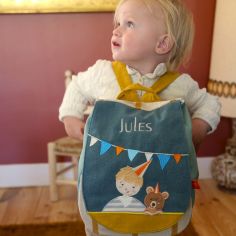 Sac à dos Les copains d'abord Ours (personnalisable)